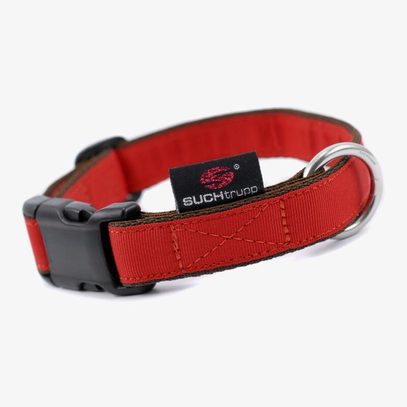 Suchtrupp Hundehalsband Pure Red